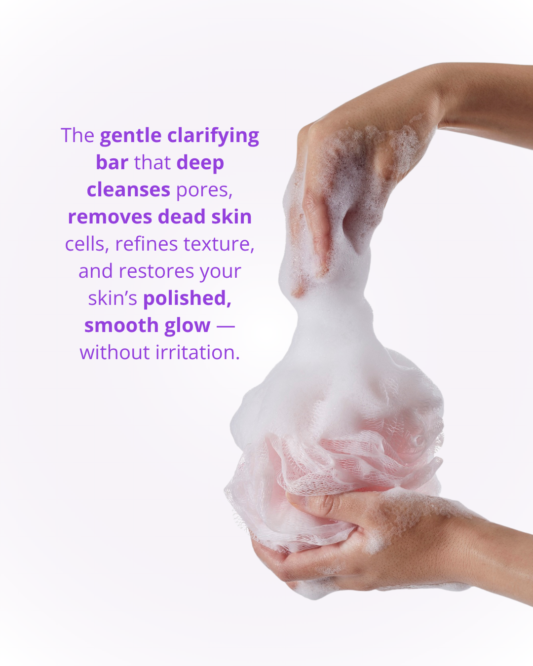 Lumina Origins Clarify + Cleanse Exfoliating Bar Soap with Activated Charcoal – Face & Body 120g